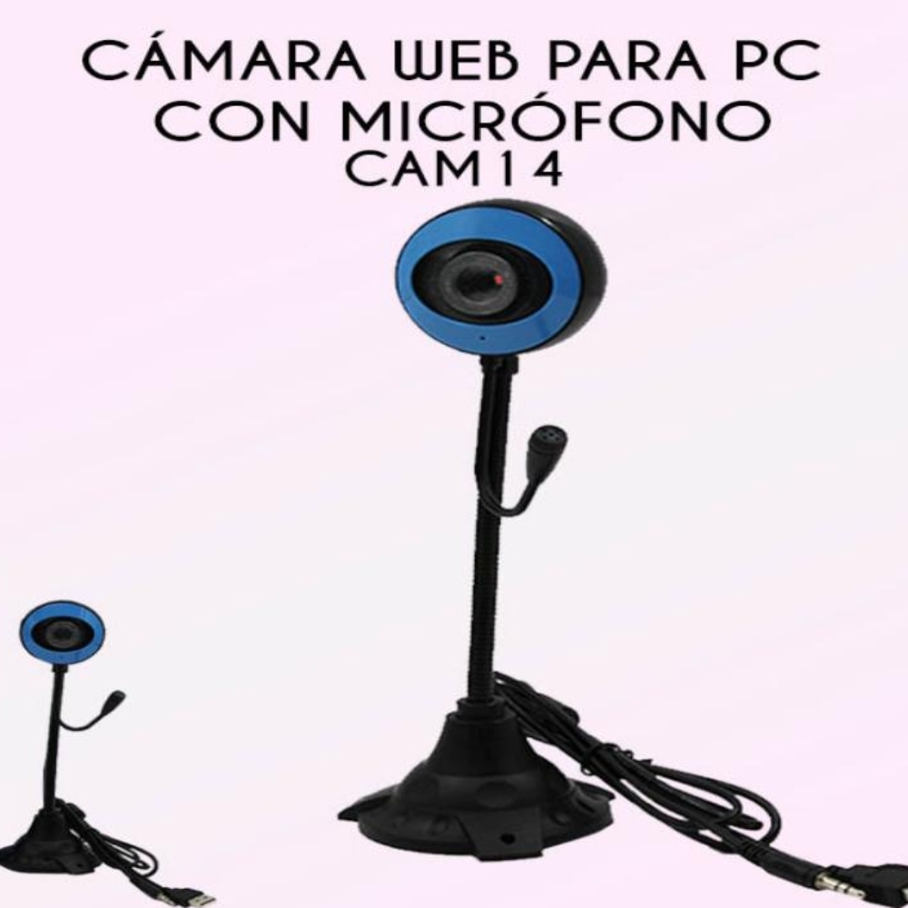 Cámara web de computadora con micrófono