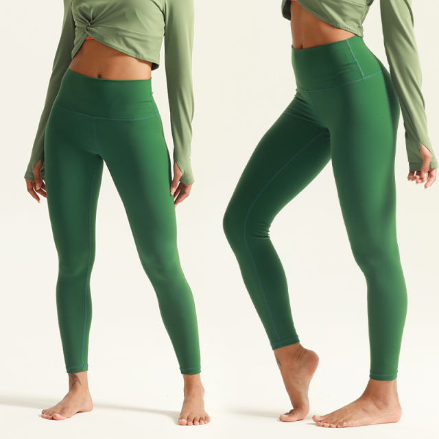 Women Long Sleeve Crop Top Fitness Set