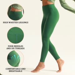 Women Long Sleeve Crop Top Fitness Set