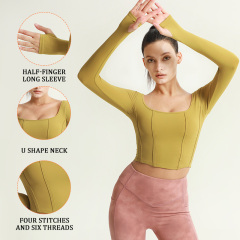 Ladies' Yoga & Leisure Fitness Long-Sleeve Top