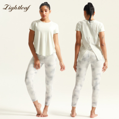 Women's Breathable Quickly Dry Running Gym Fitness Short Sleeve Sport T-Shirt