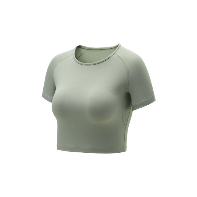Women's tight-fitting short sleeves