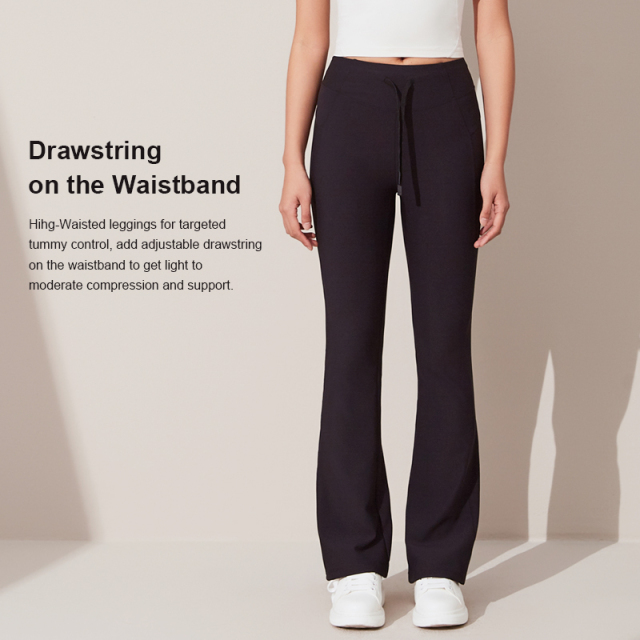 Women's Sports Skinny Flared Pants