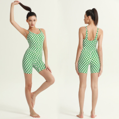 Women's  Printed Backless Spaghetti Strap Romper