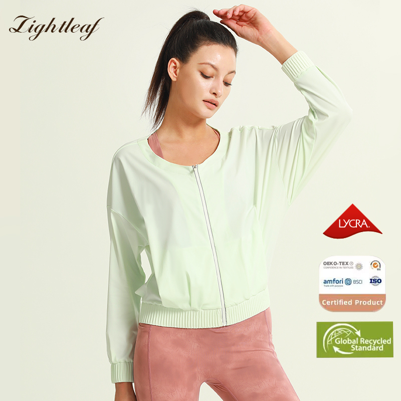 Custom Women Jacket Activewar Running Outdoor Quick Dry Soft Kid Breathable
