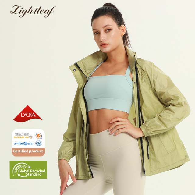 Custom Women's Lightweight Jacket for Outdoor Running Hiking