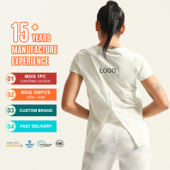 Women's Breathable Quickly Dry Running Gym Fitness Short Sleeve Sport T-Shirt