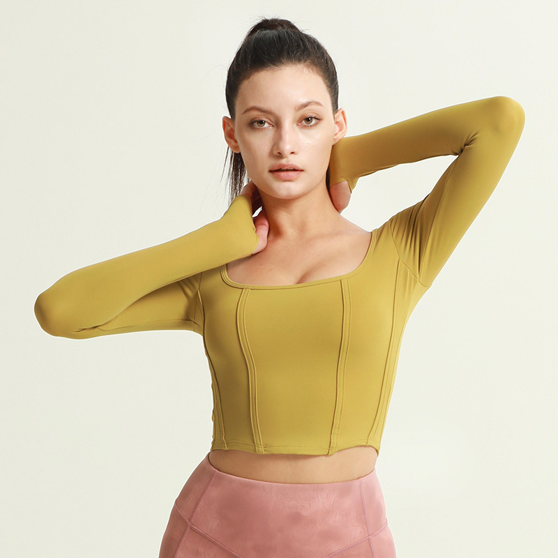Ladies' Yoga & Leisure Fitness Long-Sleeve Top
