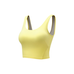 Bella Custom Low Neck Sports Tank – High Elasticity, Minimalist Comfort