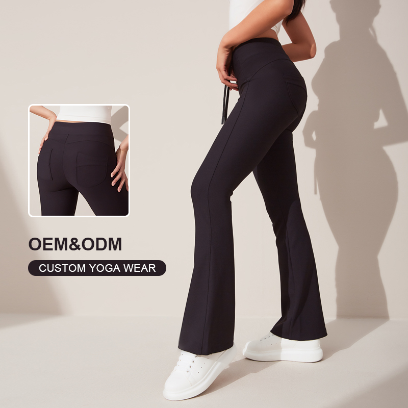 Women's Sports Skinny Flared Pants