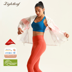 Quick Dry Custom Women Breathable Sunscreen Jacket Hoodies