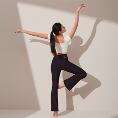 Women's high elastic low neckline tight short sleeves