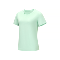 Women's high elastic simple short sleeve