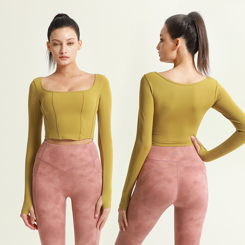 Ladies' Yoga & Leisure Fitness Long-Sleeve Top