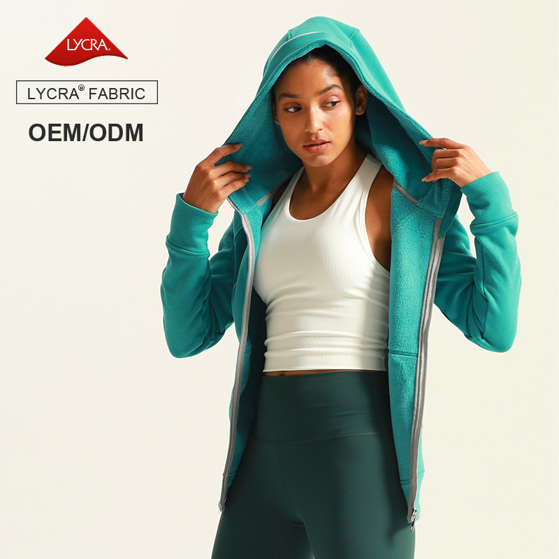 Custom Women Warm Fleece Lifestyle Jacket