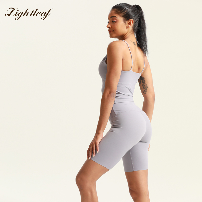 Women's V Neck Spaghetti Strap Tank Tops & Shorts Set