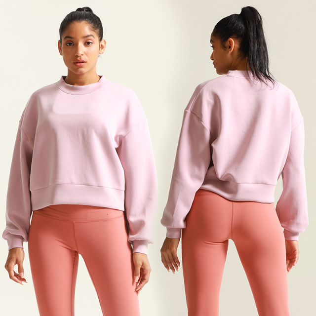 Women's Sweatshirts Long Sleeve Cropped Pullover Tops