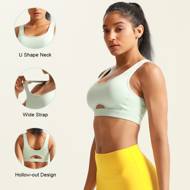 Womens High Support Gym Sports Bra