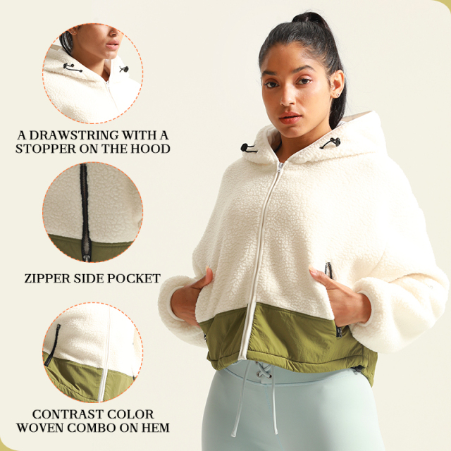OEM&ODM Warm Fleece Jacket Activewear Running Outdoor Lifestyle Custom Women Kid Breathable