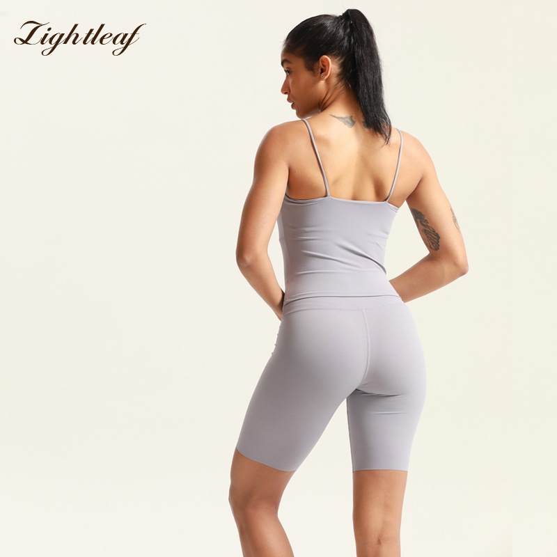 Women's V Neck Spaghetti Strap Tank Tops & Shorts Set