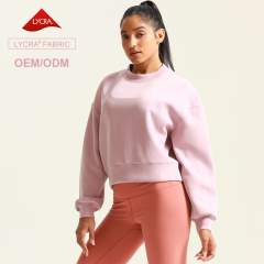 Women's Sweatshirts Long Sleeve Cropped Pullover Tops