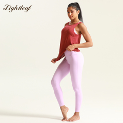 Women's Summer Backless Yoga Shirts Open Back Tank Tops