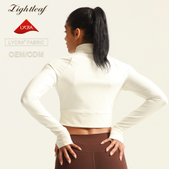 Long-sleeve Jacket Activewar Running Outdoor Quick Dry Soft Breathable Light Weight