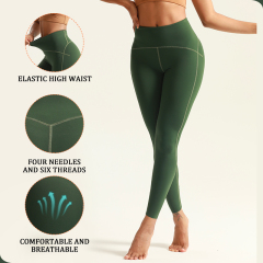 Women's Strapless Tube Top Sports Bra & Leggings Set