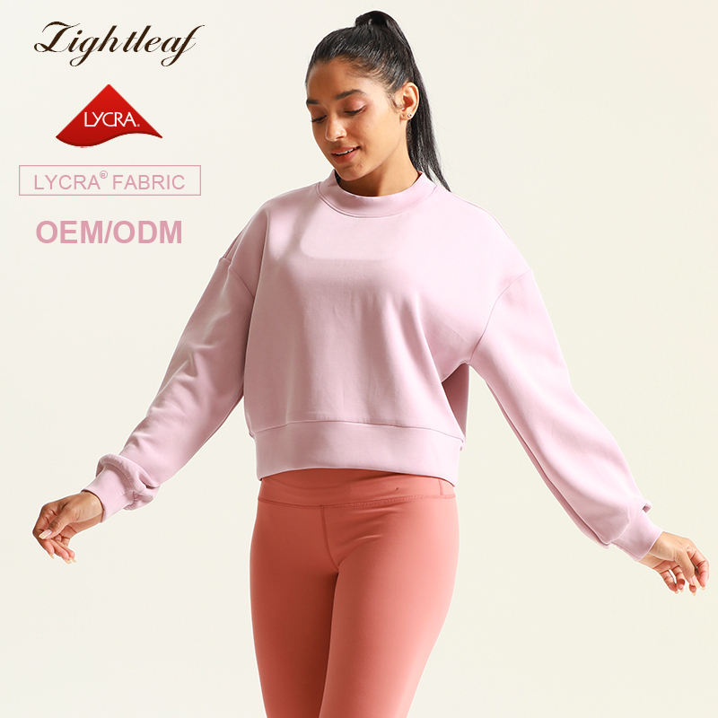 Women's Sweatshirts Long Sleeve Cropped Pullover Tops