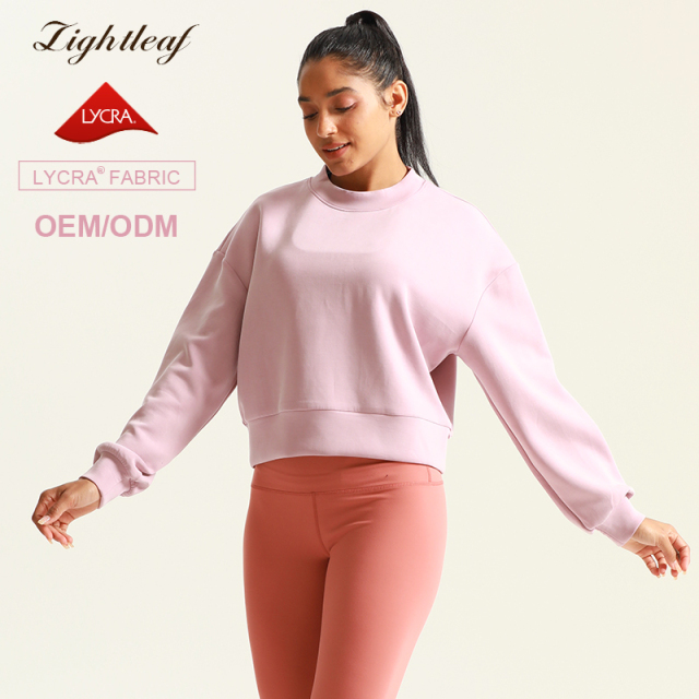 Women's Sweatshirts Long Sleeve Cropped Pullover Tops