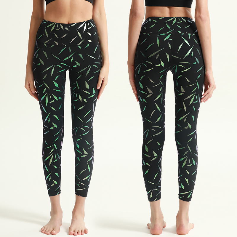 Laser Digital Print Bra+Legging Sets Gym Yoga Customized Women's Sports Wear