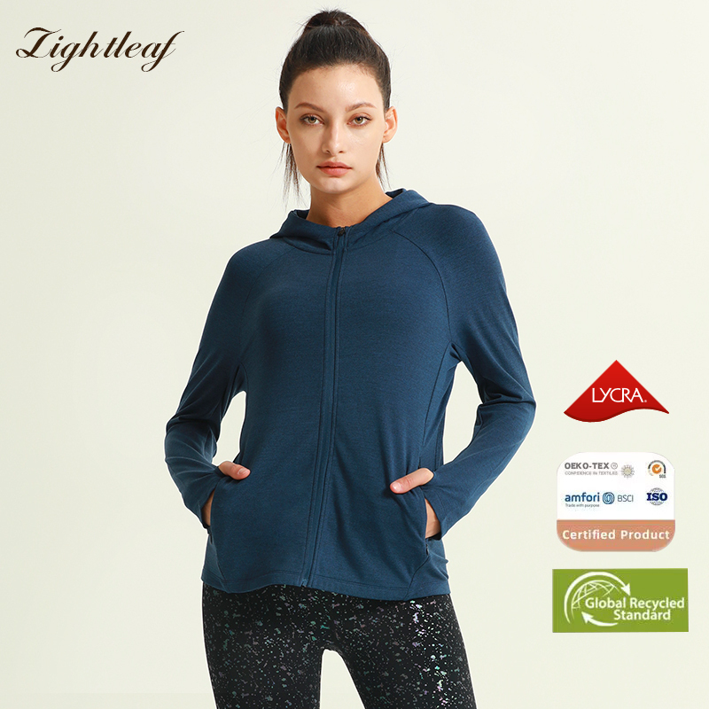 OEM&ODM  Seamless Bonded Activewar Running Outdoor Jacket