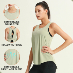 Ladies' Hollow-out Back Quick-Dry Tank Top