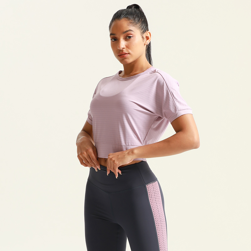 Women's fashion quick-drying lightweight sport short top