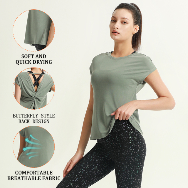 Women's Short Sleeve Crew Neck Quick-dry T-shirts