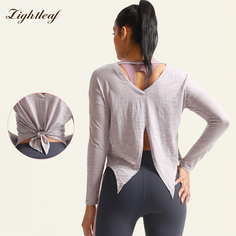 Women's Yoga & Leisure Fitness Long-Sleeve Top