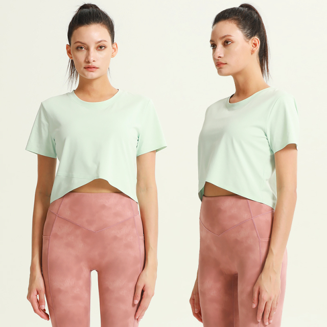 Women's Workout Activewear Short Sleeve Sport T-Shirt