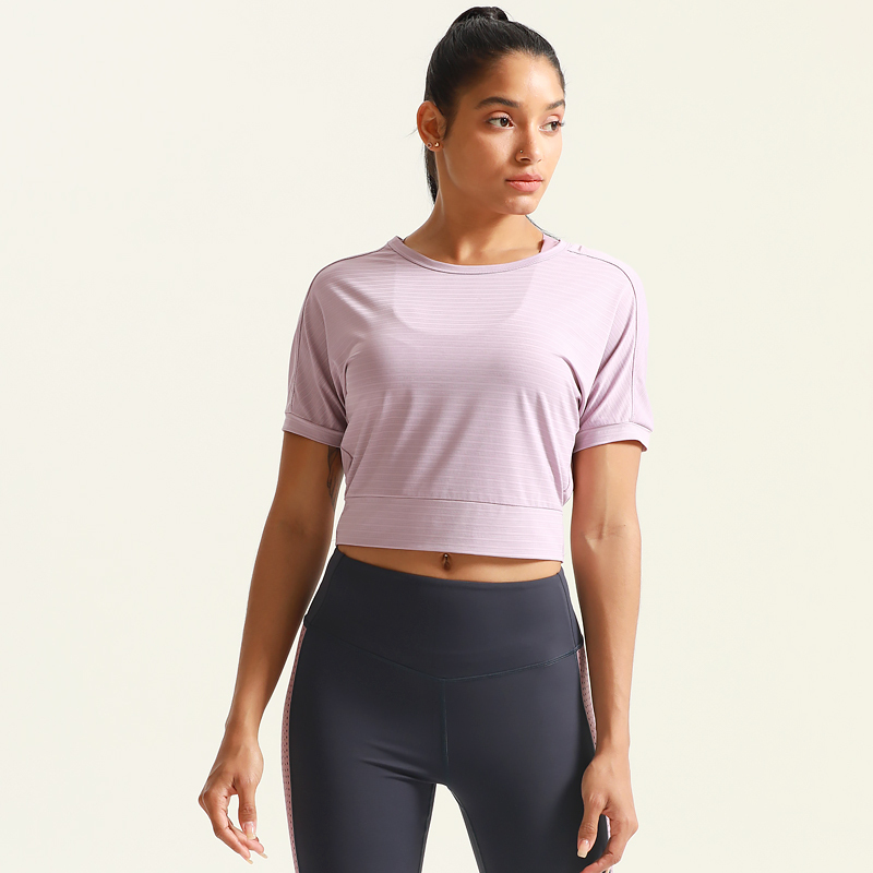 Women's fashion quick-drying lightweight sport short top