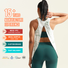 Women's open-back knotted quick-drying Tank Top