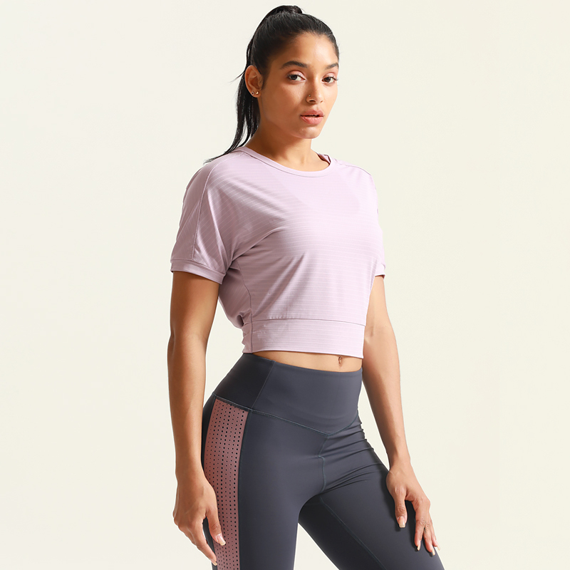 Women's fashion quick-drying lightweight sport short top