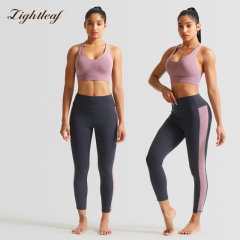 Laser Digital Print Bra+Legging Sets Gym Yoga Customized Women's Sports Wear