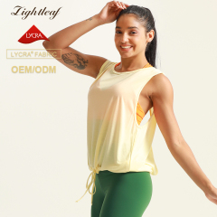 Women's open-back knotted quick-drying Tank Top