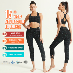 Laser Digital Print Bra+Legging Sets Customized Women's Activewear