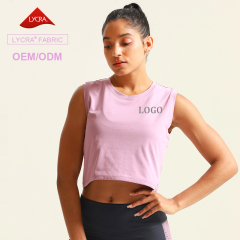 Women's open-back knotted quick-drying Tank Top