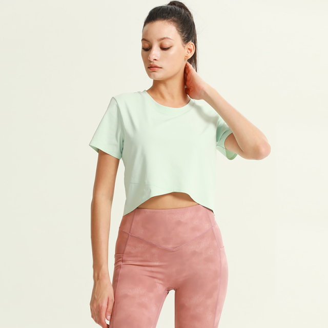 Women's Workout Activewear Short Sleeve Sport T-Shirt