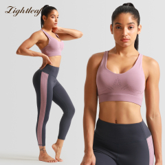 Laser Digital Print Bra+Legging Sets Gym Yoga Customized Women's Sports Wear