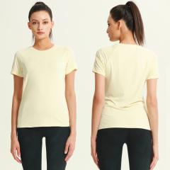 Women's Running Gym Fitness Short Sleeve Sport T-Shirt