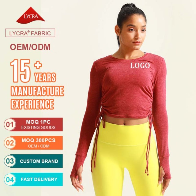 Women's Crewneck Lightweight Long Sleeve Workout Tops