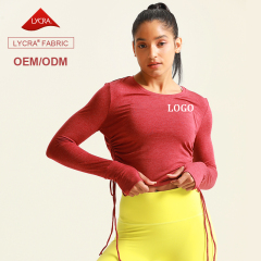 Women's Crewneck Lightweight Long Sleeve Workout Tops