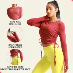 Women's Crewneck Lightweight Long Sleeve Workout Tops